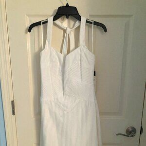 White Halter Dress Size 8 New with Tags